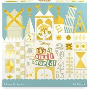 Disney It's a Small World Game - Gold and Blue